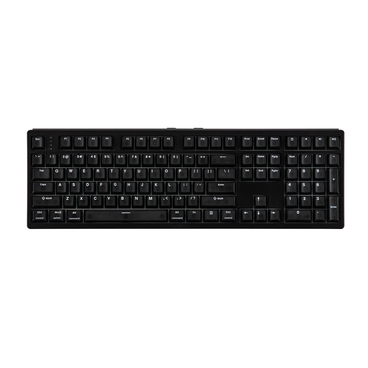 EPOMAKER HE108 100 % ANSI US QWERTY -asettelulla varustettu langallinen/BT/2,4 GHz langaton Hall-efektipohjainen mekaaninen näppäimistö, jossa on SOCD/DKS- ja Rapid Trigger -ominaisuudet