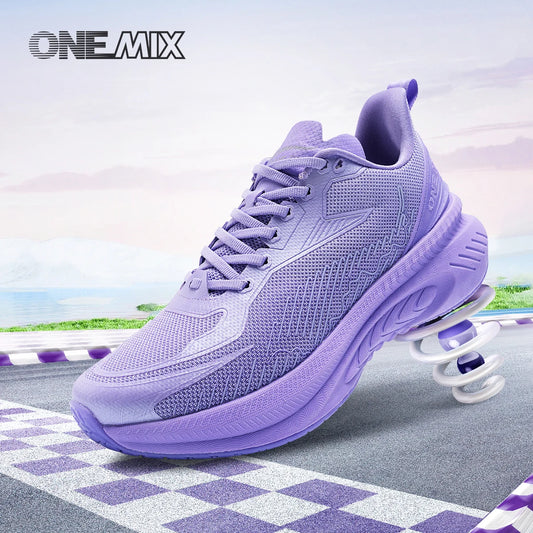 Onemix – nowe, oryginalne męskie buty do biegania i uprawiania sportu – amortyzujące, miękkie, lekkie, z oddychającą siateczką i antypoślizgową podeszwą