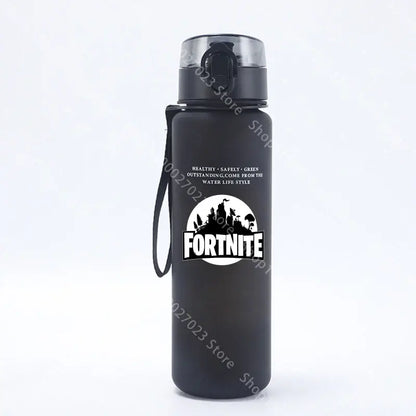 650ML Fortnites Sports Water Bottle Kawaii Motivational Leak Proof Portable Reusable Cups Outdoor Travel Gym Jugs New Cute Gifts