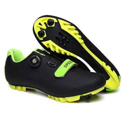 New Unisex Pedal Cycling Shoes, Flat Shoes Suitable for Mountain Sports, Pedal Self-Locking Cycling Shoes, Breathable Cycling Shoes