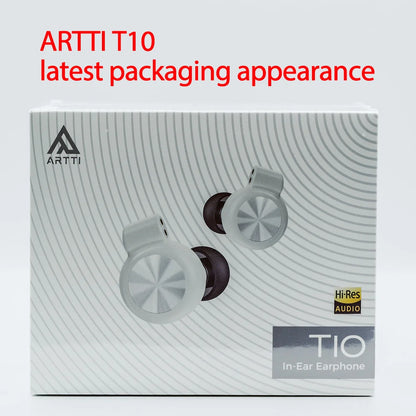 ARTTI T10 Planar Driver In-Ear HiFi Earphones, Wired IEM Monitors with 14.2mm Planar Driver, Detachable 0.78mm 2-Pin Cable, 3.5mm/4.4mm Audiophile Earbuds