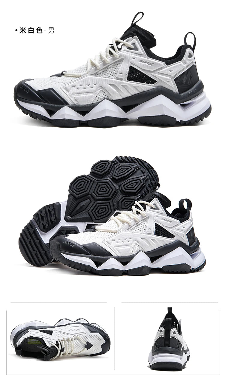 Rax Men's Waterproof Hiking Shoes Breathable Hiking Boots Outdoor Trekking Sports Sneakers Tactical Shoes