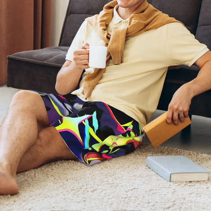 Pantalones cortos de pijama personalizados de Sonic the Hedgehog para hombre, para dormir y estar por casa