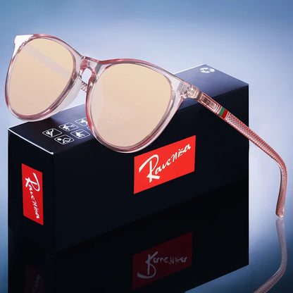 Trendy Polarized Sunglasses For  Women Brand Design Frame Fashion Sunglasses Pink  UV400
