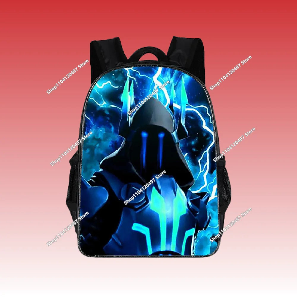 Fortnite Anime Character New Backpacks Cartoon Battle Royale Student 3-piece Set Book Bag Meal Box Pen Bag Anime Gifts