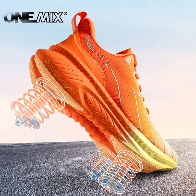 ONEMIX Nové běžecké boty s polstrováním pro ženy, podzim/zima, pro intenzivní běh, šněrovací, pro skákání přes švihadlo, tanec, protiskluzové outdoorové tenisky
