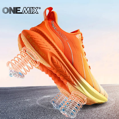 ONEMIX Nové běžecké boty s polstrováním pro ženy, podzim/zima, pro intenzivní běh, šněrovací, pro skákání přes švihadlo, tanec, protiskluzové outdoorové tenisky