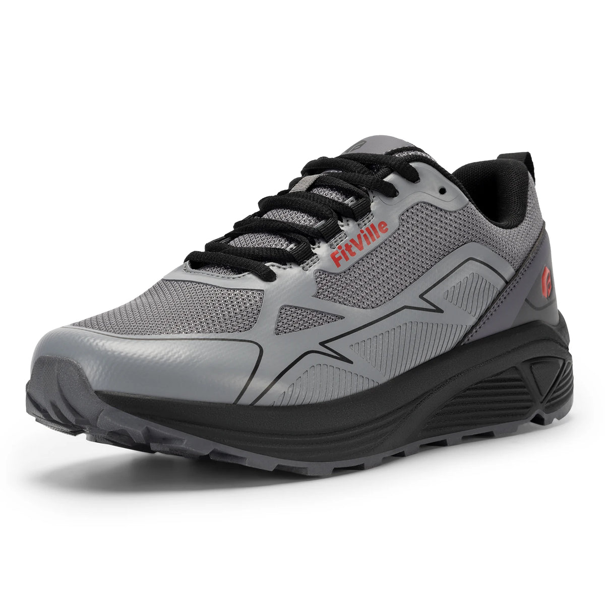 FitVille-Chaussures de course sur sentier coordonnantes pour hommes, baskets pour hommes, extra larges, légères, pieds enflés, soutien de la voûte plantaire, oto Instituts