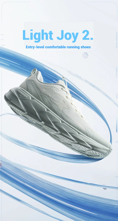Xtep Light Joy 2 Women's Running Shoes 2025 Spring Shock-Absorbing Non-slip Wear-Resistant Lightweight Sports Shoes 875118110015