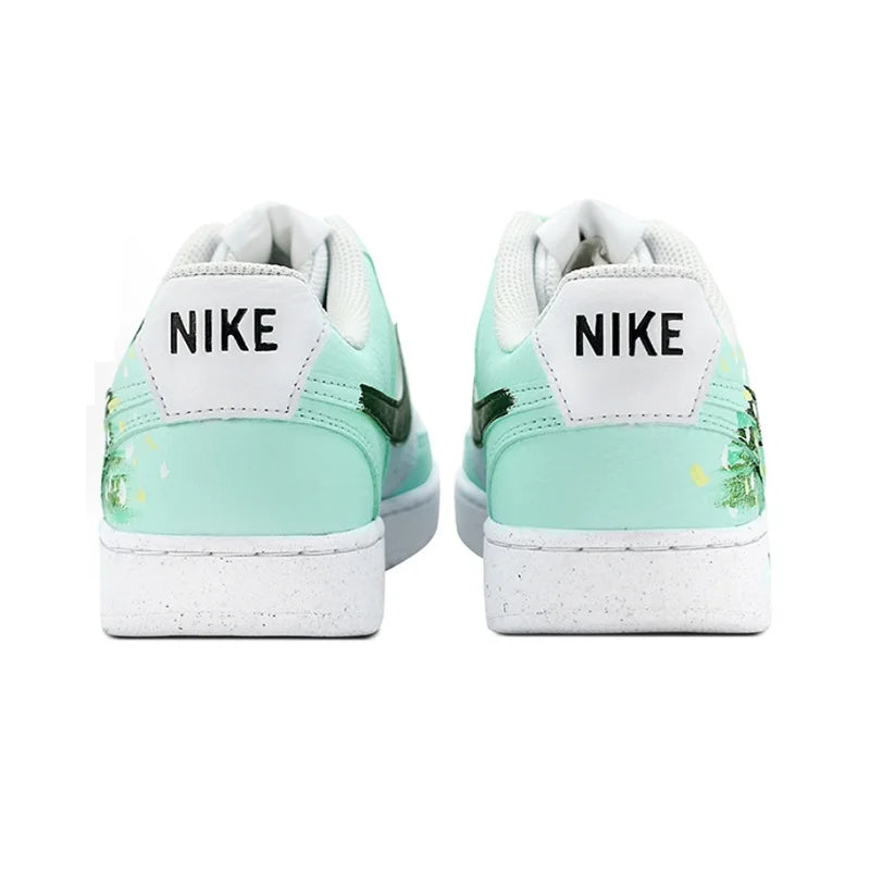 Räätälöidyt lenkkarit Nike Court Vision 1 ”Mint Gorgeous” Huiya Käsintehdyt High Street Campus -lenkkarit, liukumattomat miesten lenkkarit