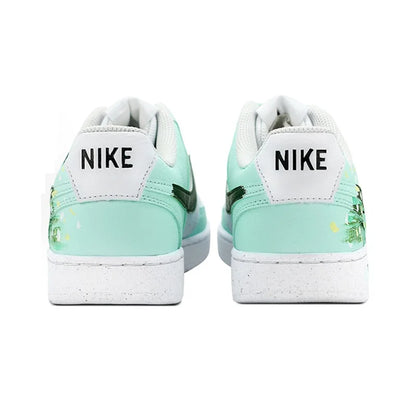 Räätälöidyt lenkkarit Nike Court Vision 1 ”Mint Gorgeous” Huiya Käsintehdyt High Street Campus -lenkkarit, liukumattomat miesten lenkkarit