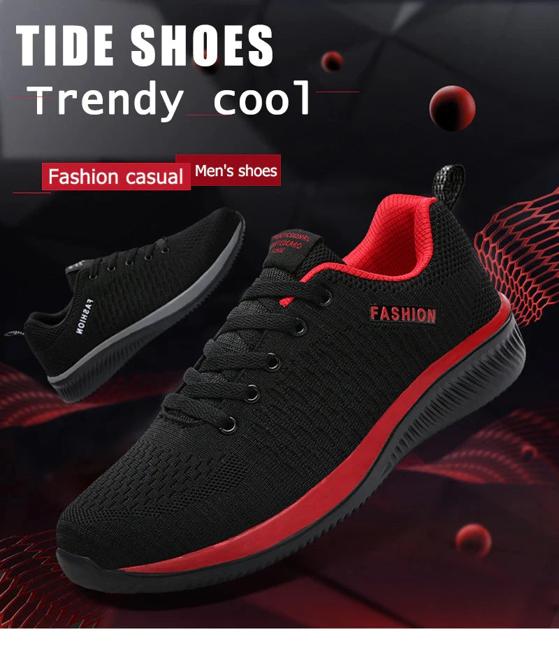 Sneakers da uomo e da donna in maglia, traspiranti, sportive, da corsa, da passeggio e da palestra