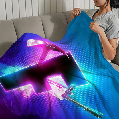 F-Fortnite Logo Game Blanket For Soft Throw Blanket for Picnic Bed Sofa Home Bedroom Cozy Warm Comfortable