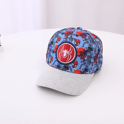 Avengers Iron Man Spiderman Hulk Captain America Baseball cap Cosplay Hat Kids Child Canvas Embroidery Hat Peaked Cap Adjustable