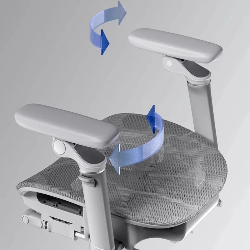 Ergonomic Office Mesh Chair Adjustable Executive Computer Chair with Rolling Swivel Base, Modern Gaming Chair for Home Office Desk Setup