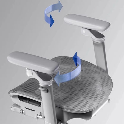 Ergonomic Office Mesh Chair Adjustable Executive Computer Chair with Rolling Swivel Base, Modern Gaming Chair for Home Office Desk Setup