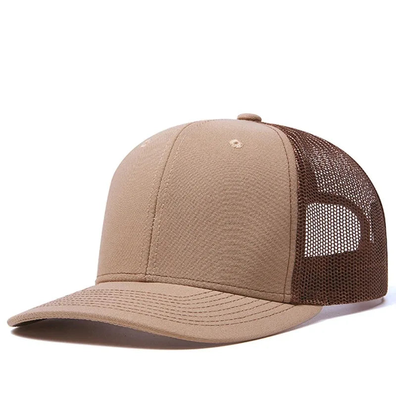 2026 New Hot Sale Unisex Cap Slight Curved Brim Style Trucker Hat Men & Women Casual Outdoor Breathable Summer Cap