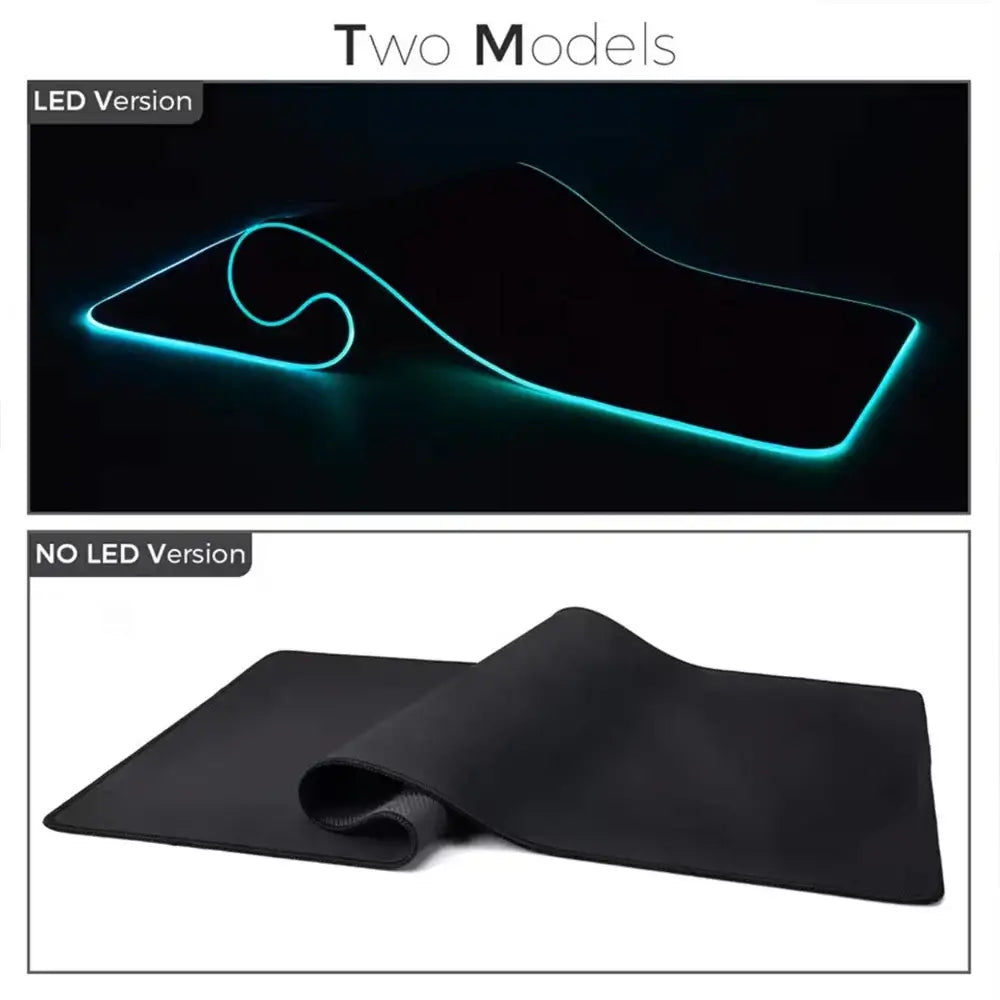 Overwatch Hips Mouse Pad Gaming Anime Mouse Pad XXL RGB Desk Mats LED Table Pads Backlit Rubber Desktop
