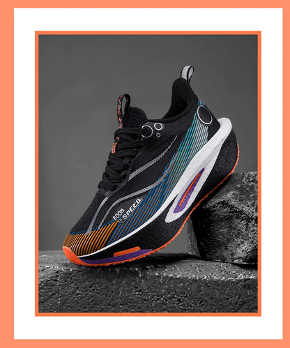 Men's Running Shoes Carbon Plate Professional Breathable Non-slip Cushioning Women's Casual Running Sports Shoes