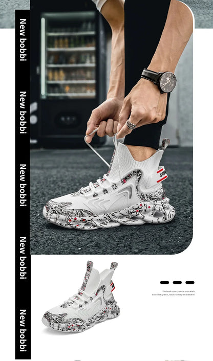 Shoes Men Sneakers Male Casual Men's Shoes Tennis Luxury Shoes Trainer Race Breathable Shoes Fashion Loafers Running Shoes for Men