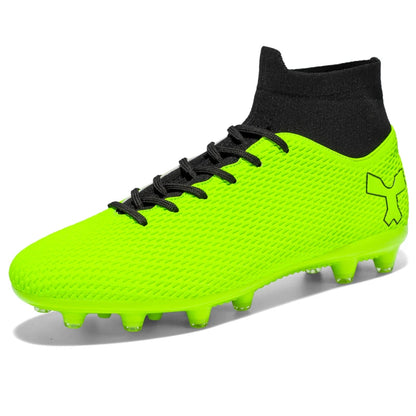 Chaussures de football pour hommes, modèle original, résistantes, pour terrain gazonné, crampons, antidérapantes, de haute qualité, confortables, chaussures de football pour activités de plein air.