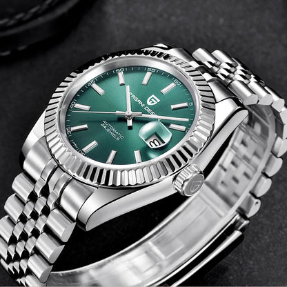 PAGANI DESIGN 8215 Movement Men Mechanical Wristwatches Sapphire Glass Luxury Watch for Men Steel 100M Waterproof Clock PD1645
