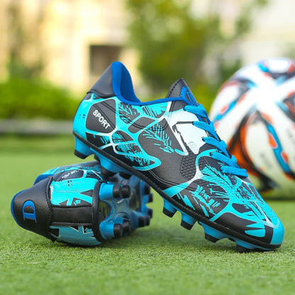 Chaussures de football pour hommes et enfants, crampons, ultra-légères, antidérapantes, pour terrain gazonné, chaussures de football professionnelles pour adultes, chaussures d'entraînement pour garçons, livraison direc