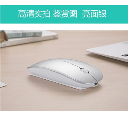 New Charging Type-c Wireless Mouse +USB Dual Receiver Mute Ergonomic Design 1000/1200/1600 Three-speed DPI
