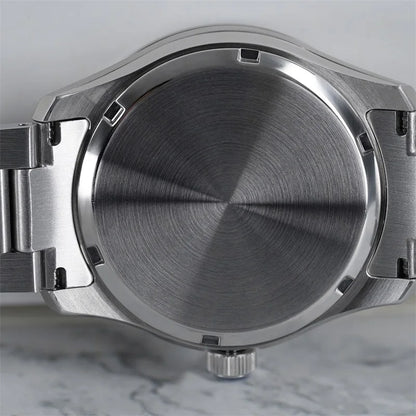 WM Watch Automatic Mechanical Watch NH35 Glacier Series 100M Waterproof AR Coated Sapphire Welly Merck Watch for Men WM226