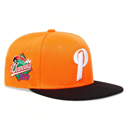 Unisex P Letter Embroidery Hip-hop Hats Spring And Autumn Outdoor Adjustable Sports Casual Baseball Caps Sunscreen Hat