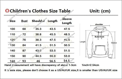 New Fortnite 3D Digital Printed Top Children's Hooded Fashion Trendy Casual Pullover Sweatshirt Birthday Gift