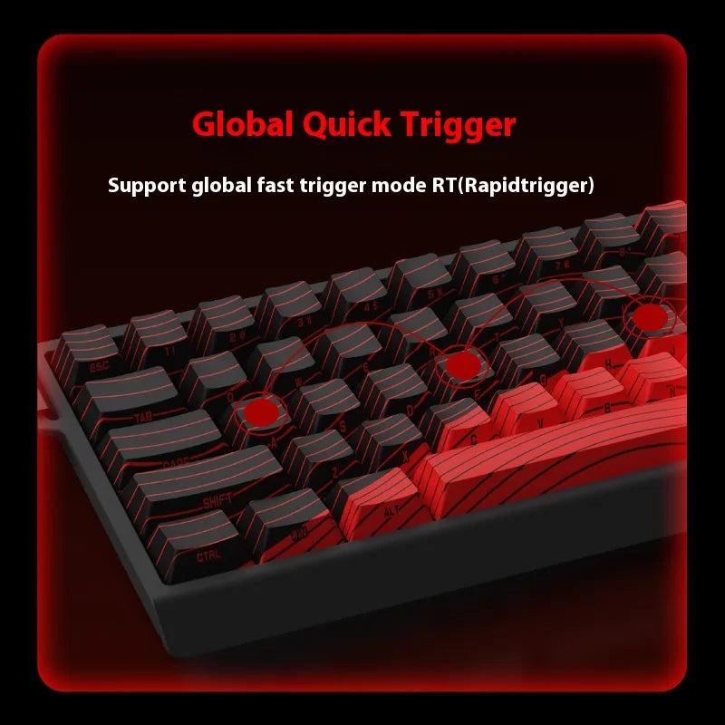 MADLIONS MAD60HE MAD68HE Magnetic Switch Keyboard Mechanical Keyboard 8000Hz 0.01mmRT Wired Custom Valorant Gaming Keyboard
