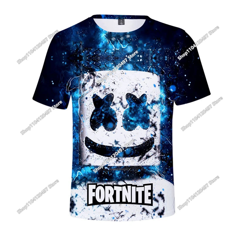 Fortnite Boys Clothes T Shirt Victory Hero Child Kids T-shirt Battle Royale 3d Girls Short Sleeve Tees Tshirt