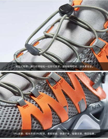 RAX Upstream Aqua Shoes for Men Outdoor Sports Sneakers Male Outdoor Summer Beach Sandals Fishing Shoes Swimming Shoes