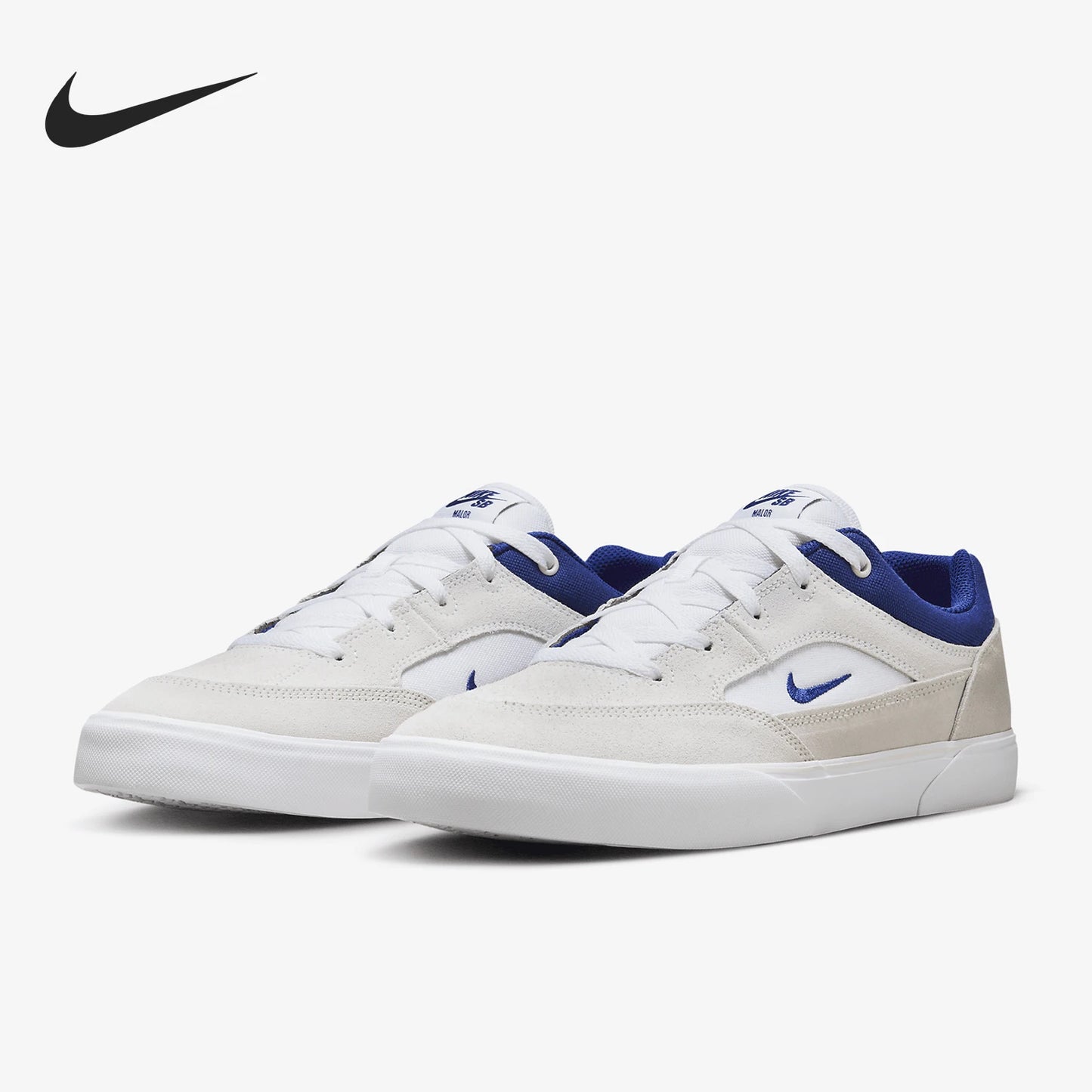 Sneakers sportive da uomo Nike Authentic SB Malor basse con lacci, resistenti all’usura FV6064-100