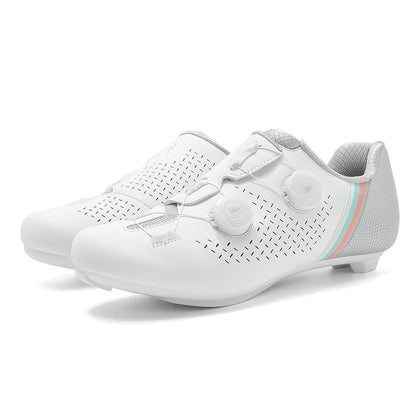 Road Cycling Shoes Flats Cleats Shoes Speed Cycling Sneakers Men’s Bike Shoes Women’s Self-Locking Non-slip Mountain Bicycle SPD Shoes