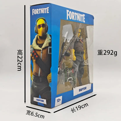 Game Fortnite Raptor Black Knight Skull Trooper Premium Cuddle Team Leader MogulMaster Action Figure Room Decoration Toys Gift