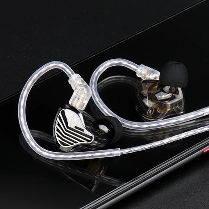 Kz Gk Kunten 1DD Dynamic Drive Earphone Hifi IEMs in ear Earbuds 2pin Detachable Cable Metal Gamer Audiophile headset