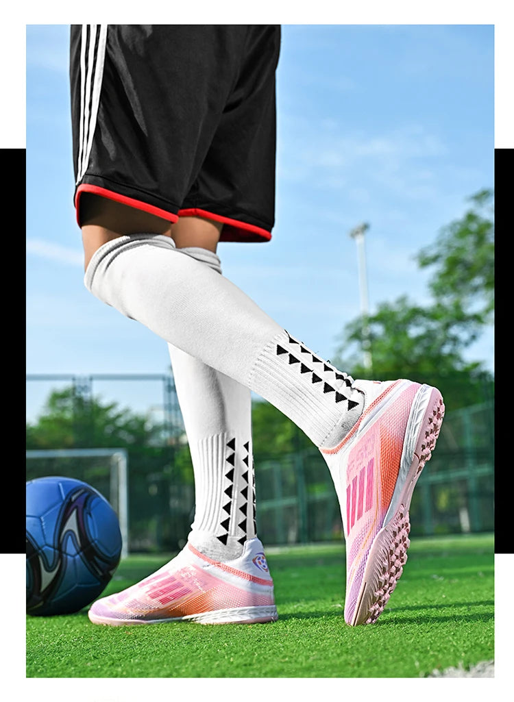 Nouvelles Chaussures de Football pour Hommes, Résistantes au Terrain, Respirantes, de Haute Qualité, Décontractées, Ultralégères, pour l'Extérieur