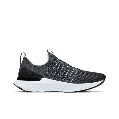 POIZON Nike React Phantom Run Flyknit 2 'Black Smoke Grey'