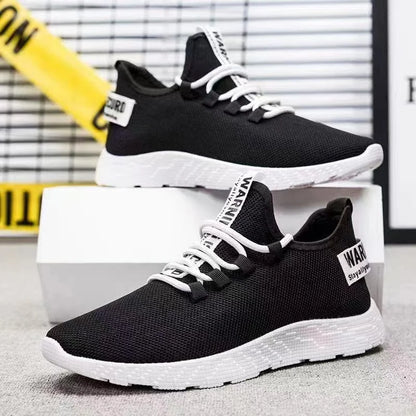 Baskets pour hommes chaussures de sport en maille légère décontractée été hommes en plein air semelle souple respirant confort mode marée chaussure de course