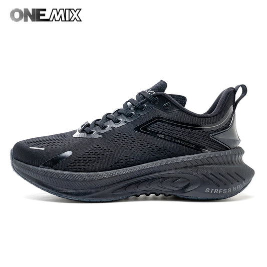 ONEMIX Nowy model jesienno-zimowych męskich butów do biegania – buty sportowe do biegania na świeżym powietrzu, amortyzowane, oddychające, lekkie i elastyczne