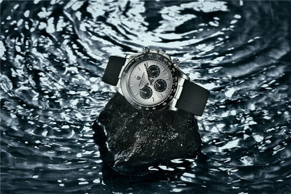 PAGANI DESIGN V2 40MM Meteorite Dial Men Quartz Watches Sapphire Retro Chronograph Waterproof Watch For Men