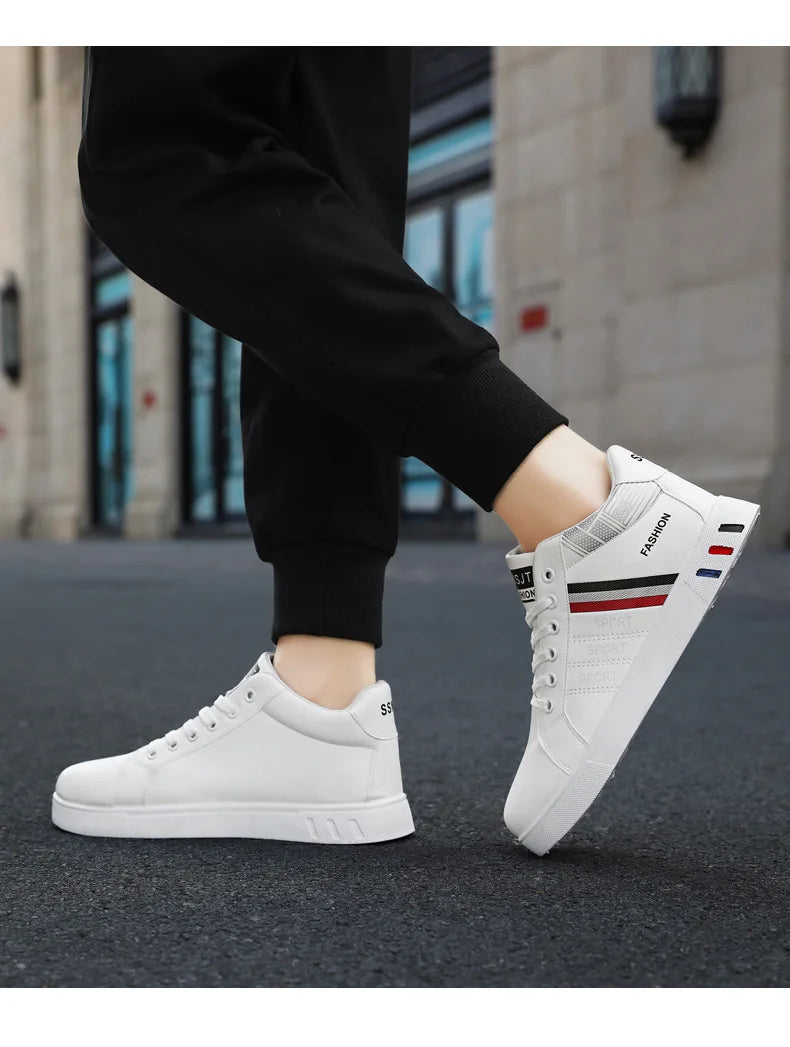 Men's Skateboarding Shoes 48, Casual High Top Walking Sneakers, Sports Shoes, Breathable Hip Hop Shoes, Street Shoes Chaussure Homme