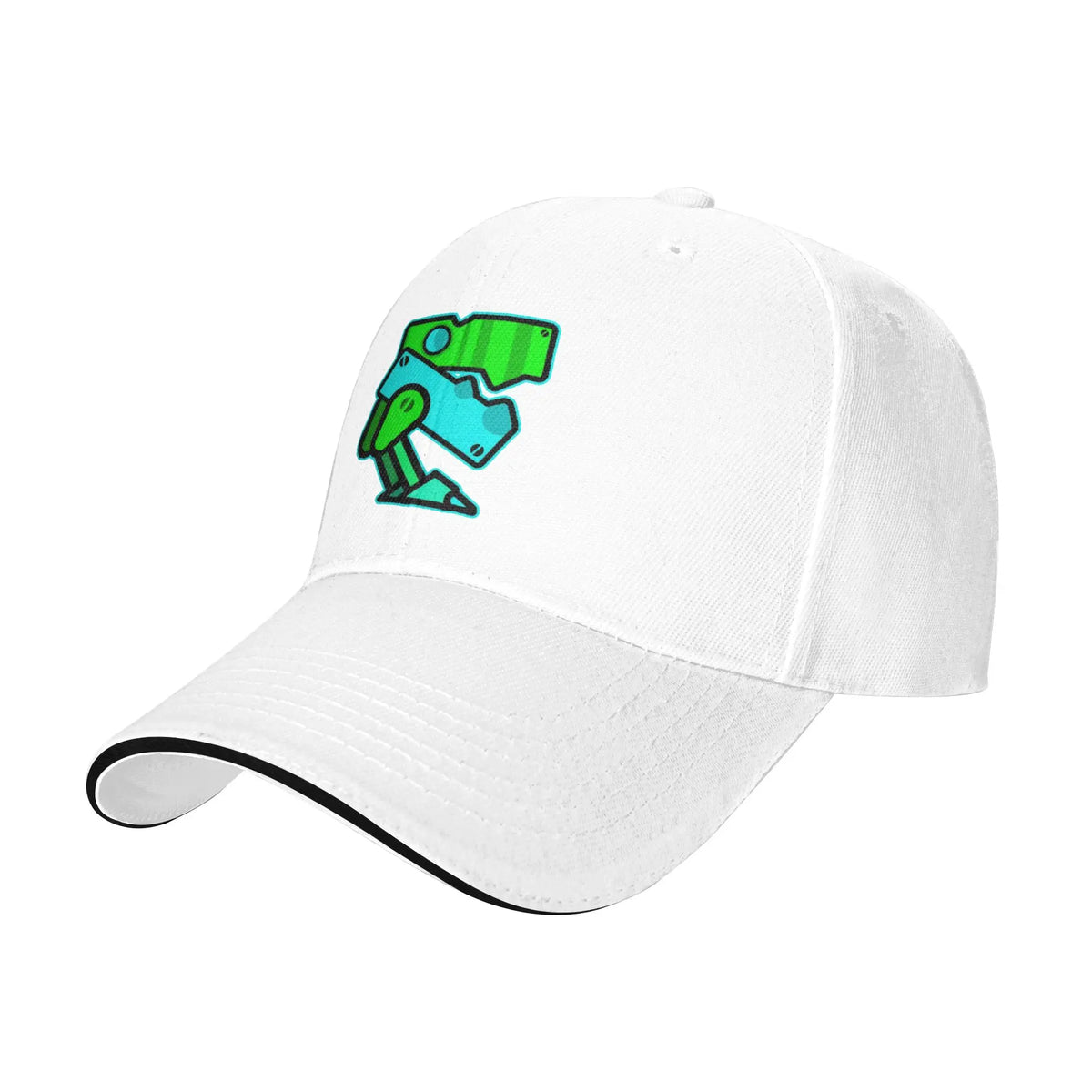 Geometry Game Dash Baseball Cap Casual Unblocked Level Sandwich Hat za moške in ženske, dihalna pokrivala za različne aktivnosti