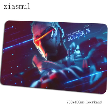 overwatch mouse pad gamer 700x400x3mm gaming mousepad Colourful notbook desk mat Christmas gifts padmouse pc gamer mats gamepad