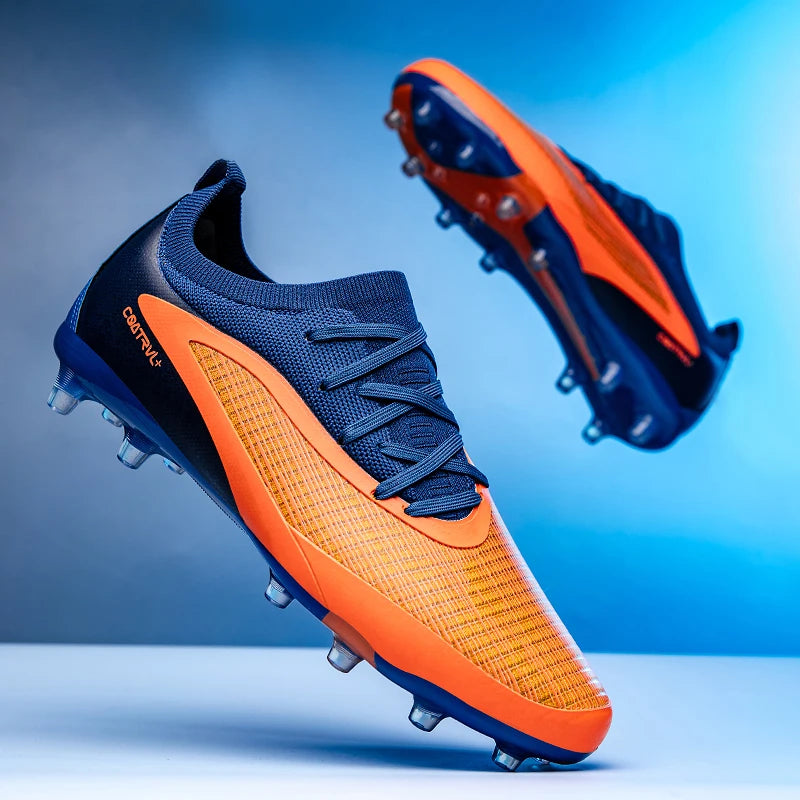 Nouveaux hommes chaussures de Football crampons de Sport adulte respirant antidérapant bottes de Football en plein air longues pointes formation garçons Match confortable