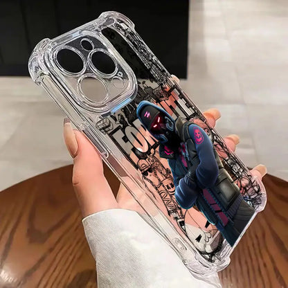 Game Fortnite Phone Case For Samsung Galaxy S26 S25 S24 S23 S22 S21 S20 Edge FE Ultra Plus 4G 5G Anti Fall Clear TPU Cover