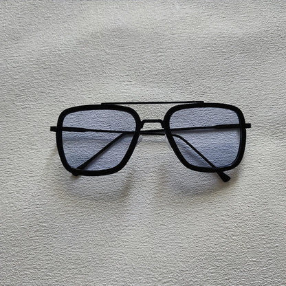 Ochelari de soare pătrați pentru bărbați, ochelari de soare metalici în stil steampunk pentru femei, ochelari de soare la modă pentru activități în aer liber, accesoriu unisex