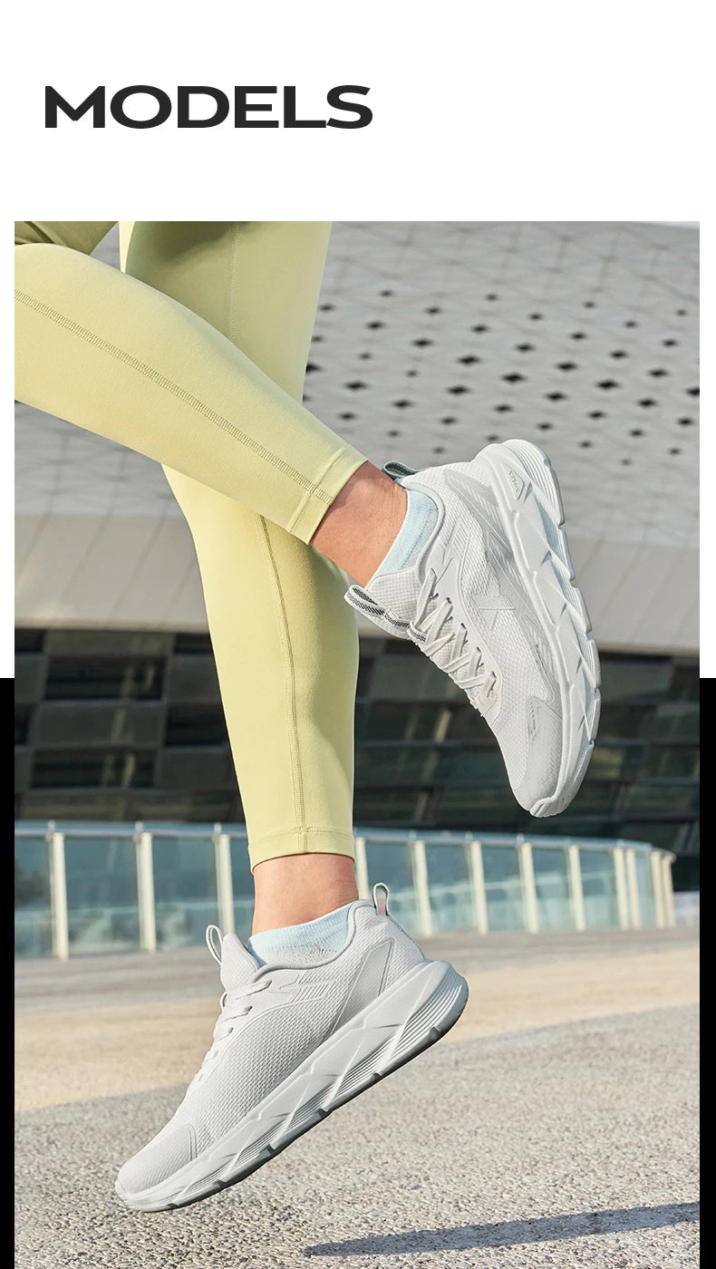 Xtep Light Joy 2 Women's Running Shoes 2025 Spring Shock-Absorbing Non-slip Wear-Resistant Lightweight Sports Shoes 875118110015